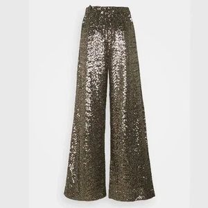 NWT Banana Republic Gold Sequin Pants